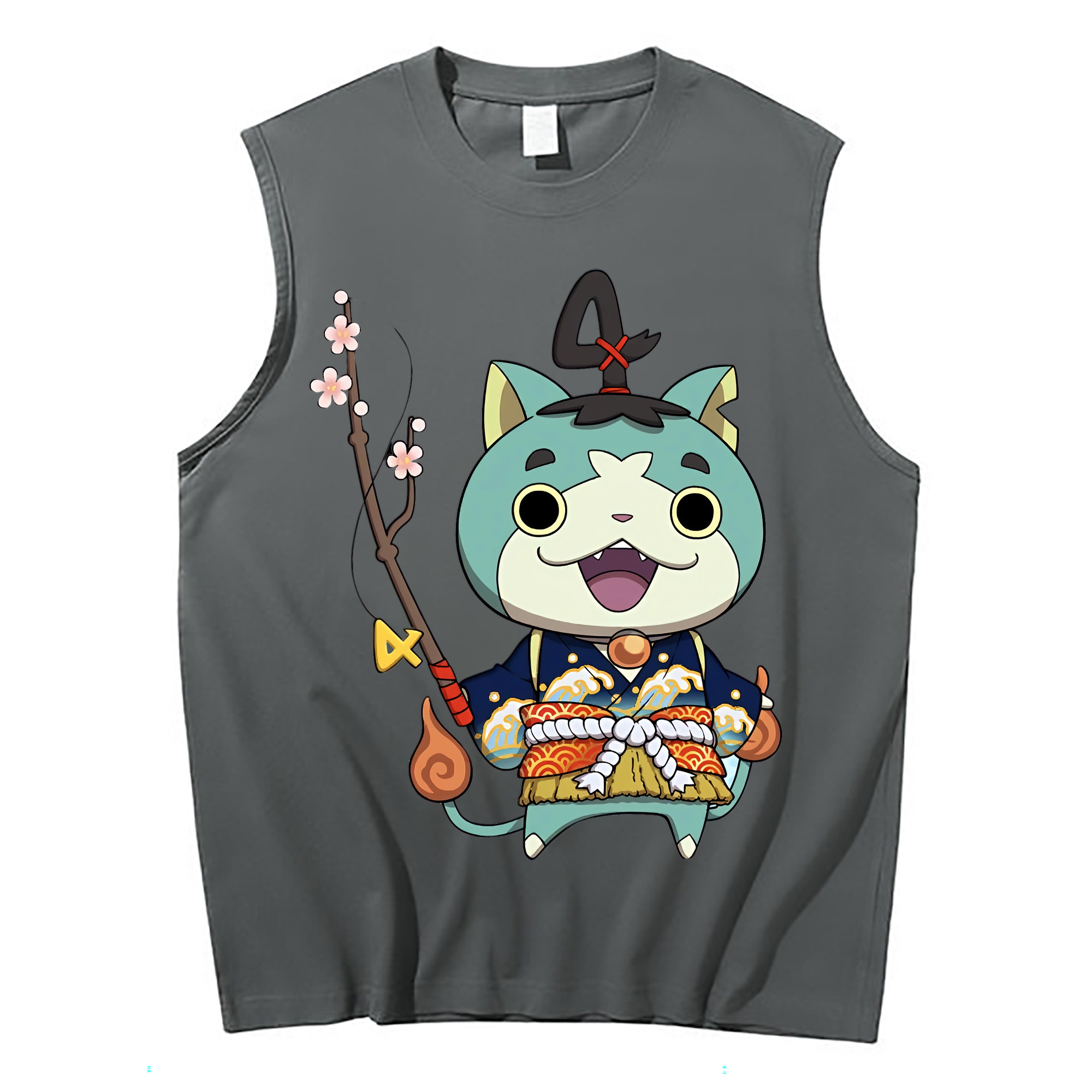 （画像用） 妖怪ウォッチ Yo-kai Watch コットン100％タンクトップ（フロントプリント）